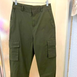 Olive green cargo pants